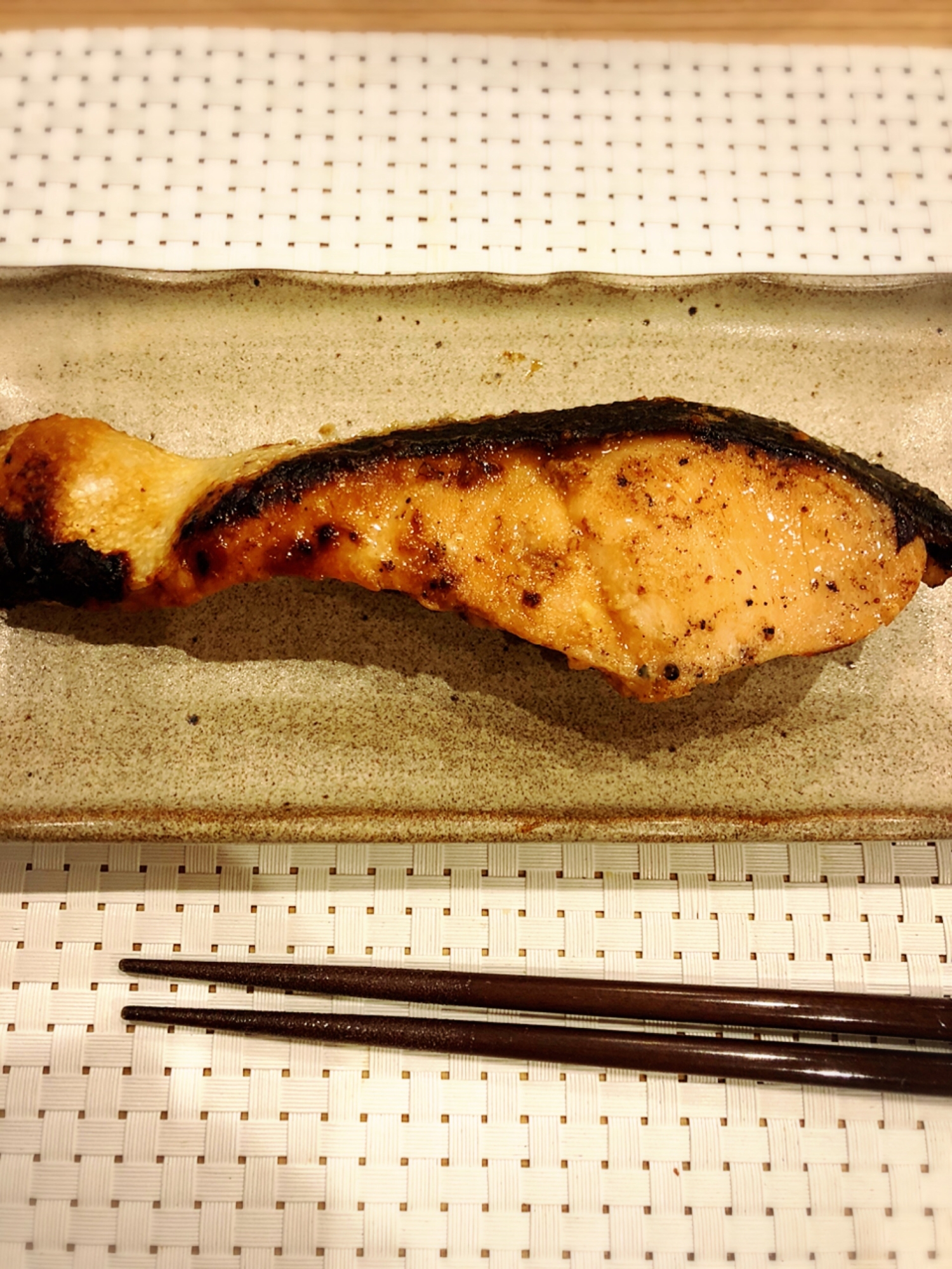 塩麹味噌漬け鮭のふっくら焼き
