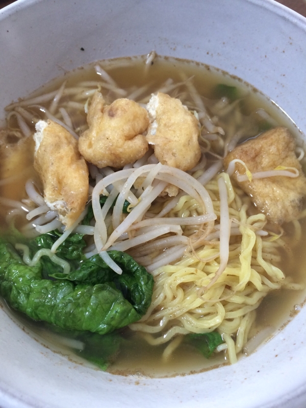 超簡単、包丁入らずのラーメン