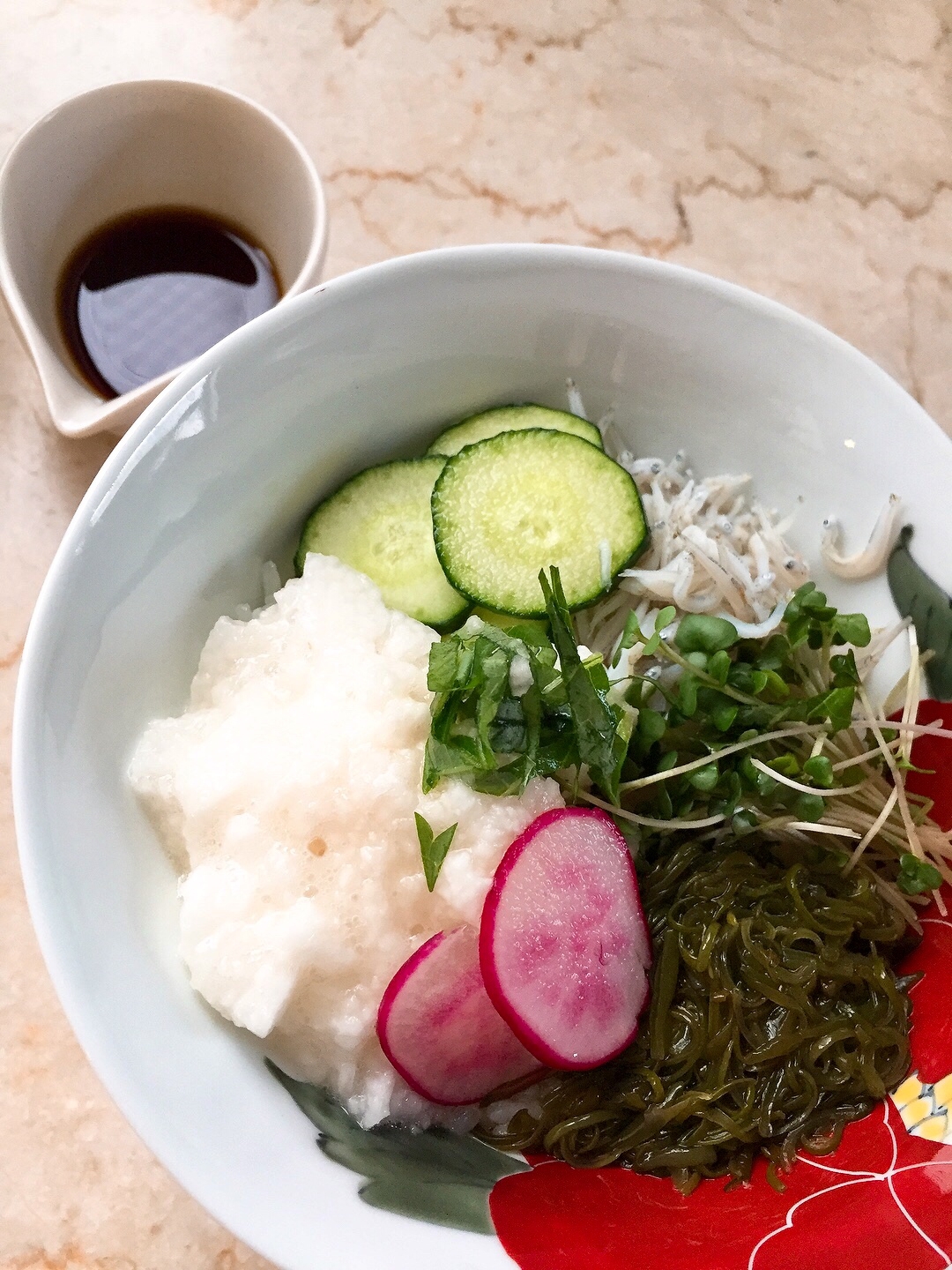 ネバトロしらす丼★我が家の朝食♪