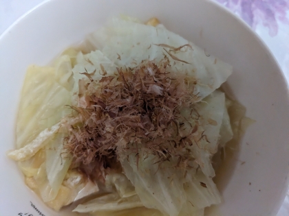 キャベツと揚げの煮びたし★だし醤油で簡単♪