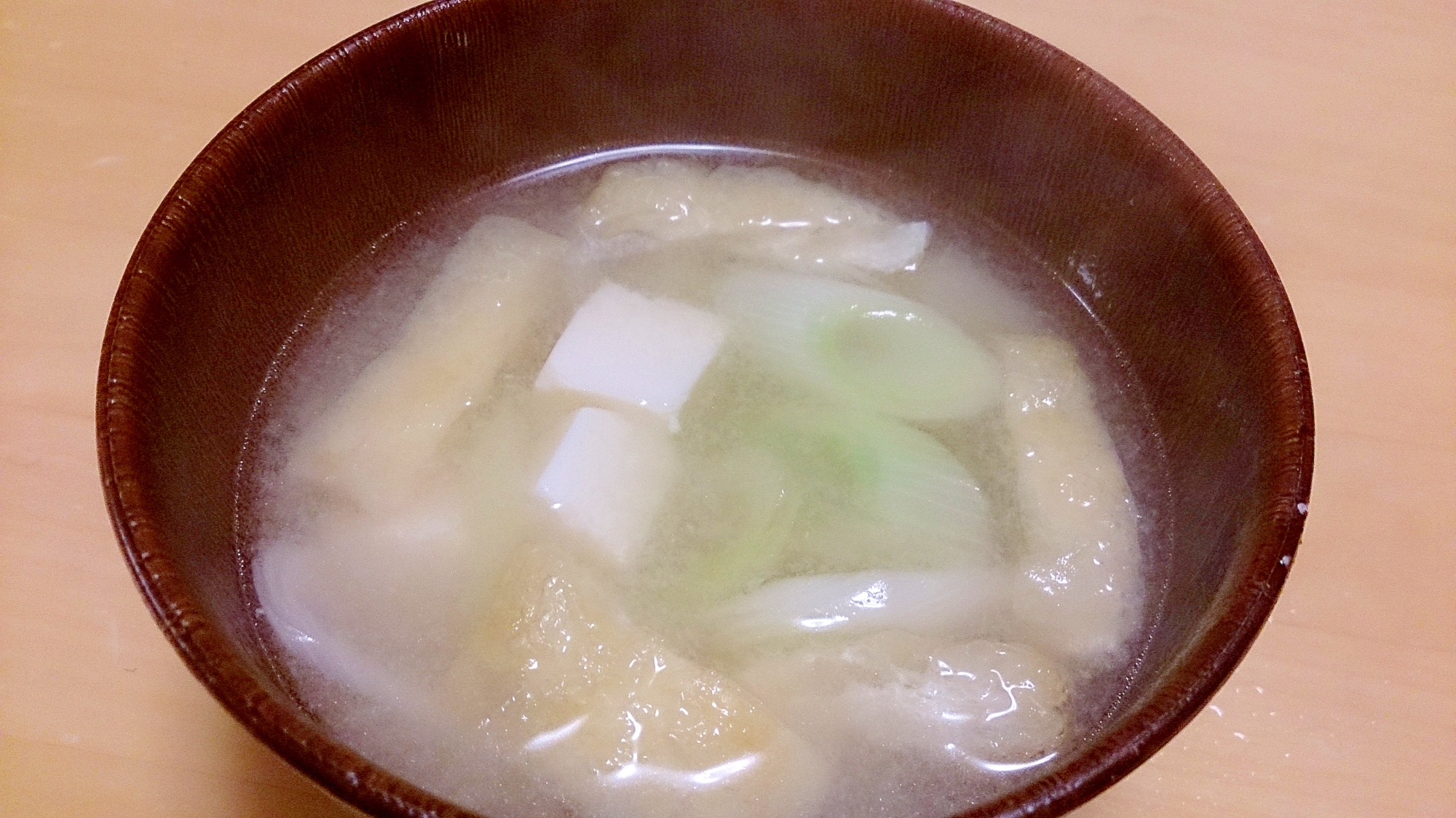 時短お味噌汁☆豆腐・長ネギ・油揚げ