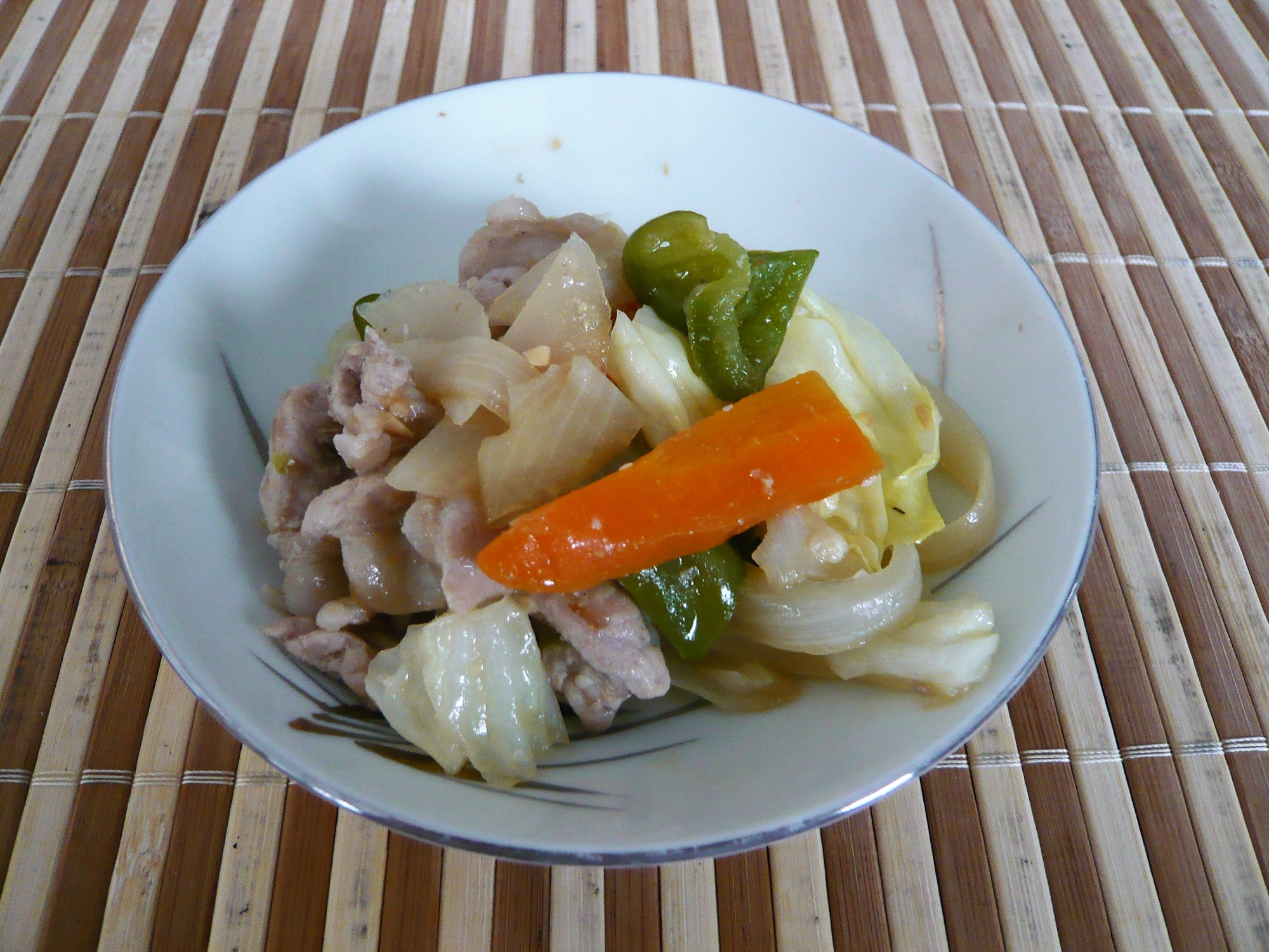 肉と野菜の味噌炒め