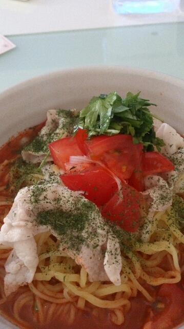 さっぱり冷しトマトラーメン