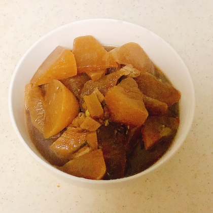 バター香る☆豚ばら大根味噌バター煮☆豚ばら大根