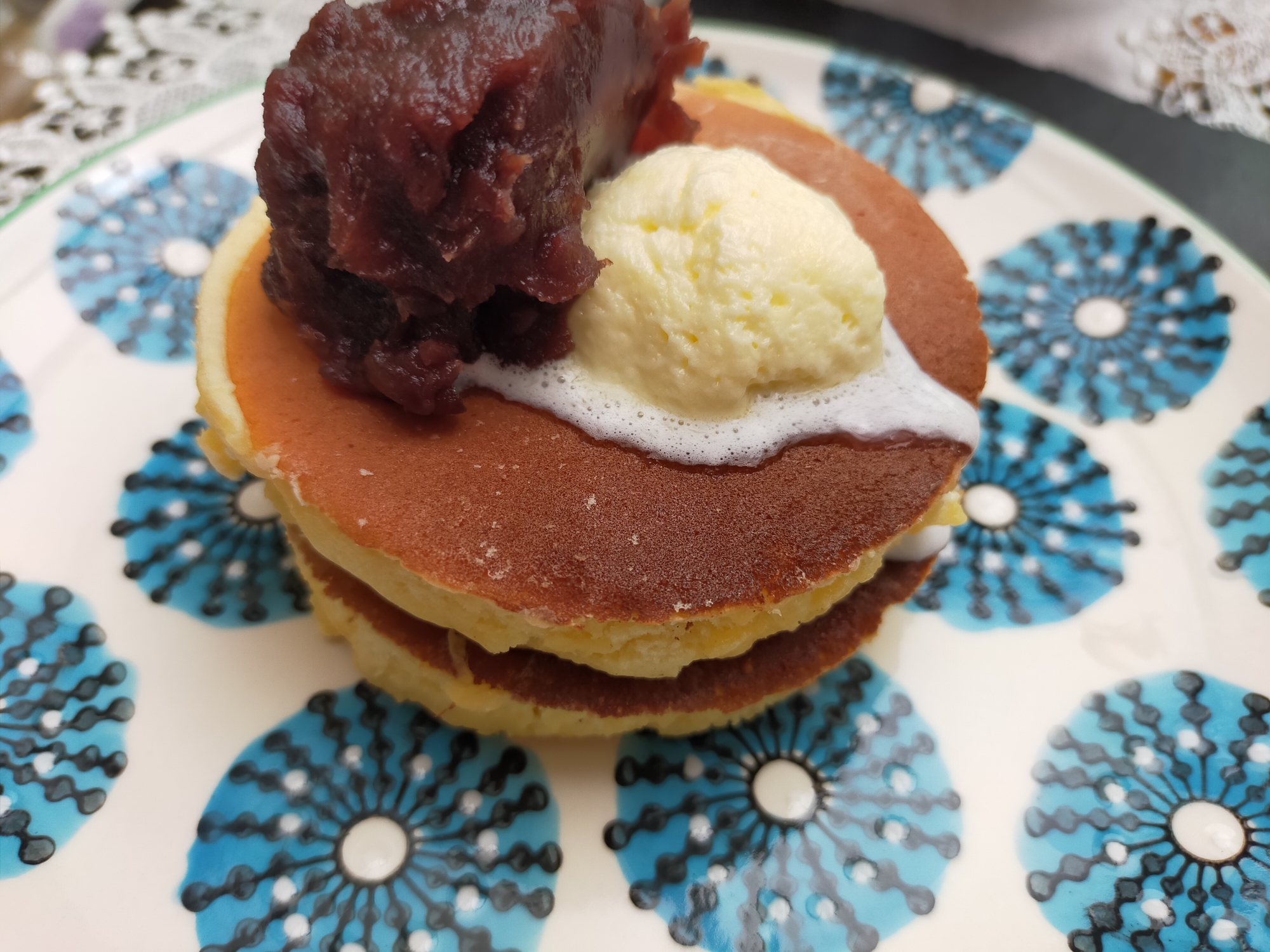 つぶあんとホイップバターのパンケーキ レシピ 作り方 By Akdeniz 楽天レシピ つぶあんとホイップバターのパンケーキ レシピ 作り方 By Akdeniz 楽天レシピ