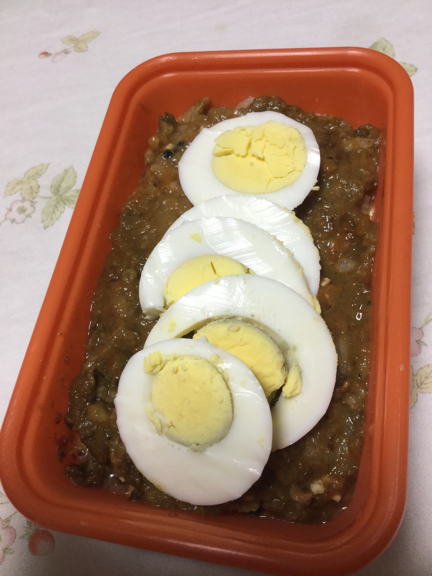 キムチ雑炊のカレー風味