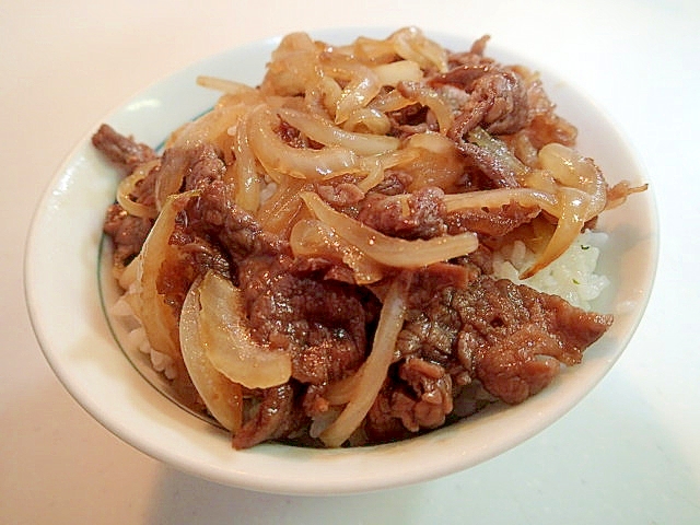 おひとりさま牛丼