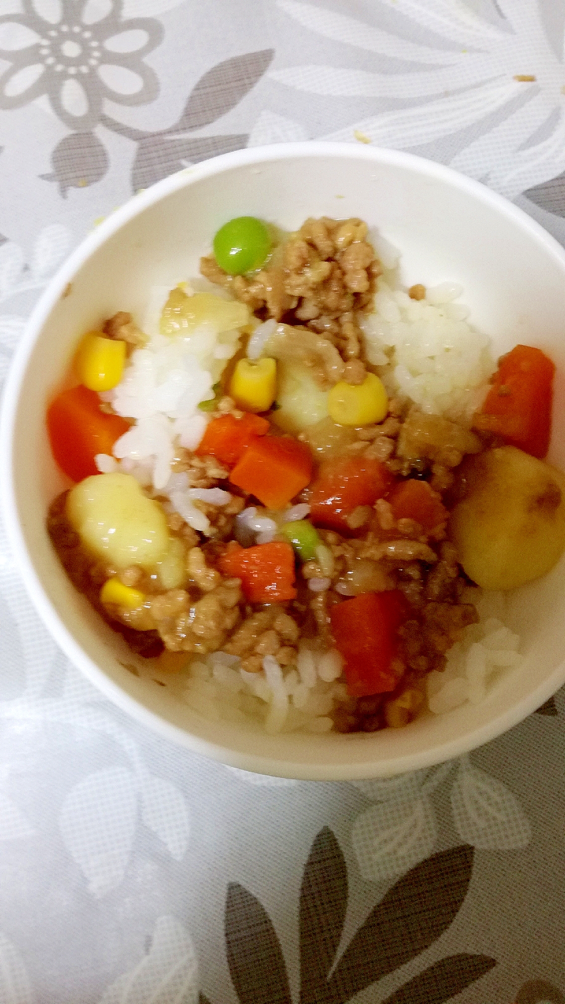 子供もよろこぶ♪カラフルキーマカレー★