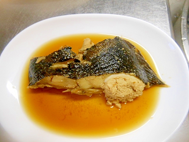 めんつゆで☆黒カレイの煮魚☆