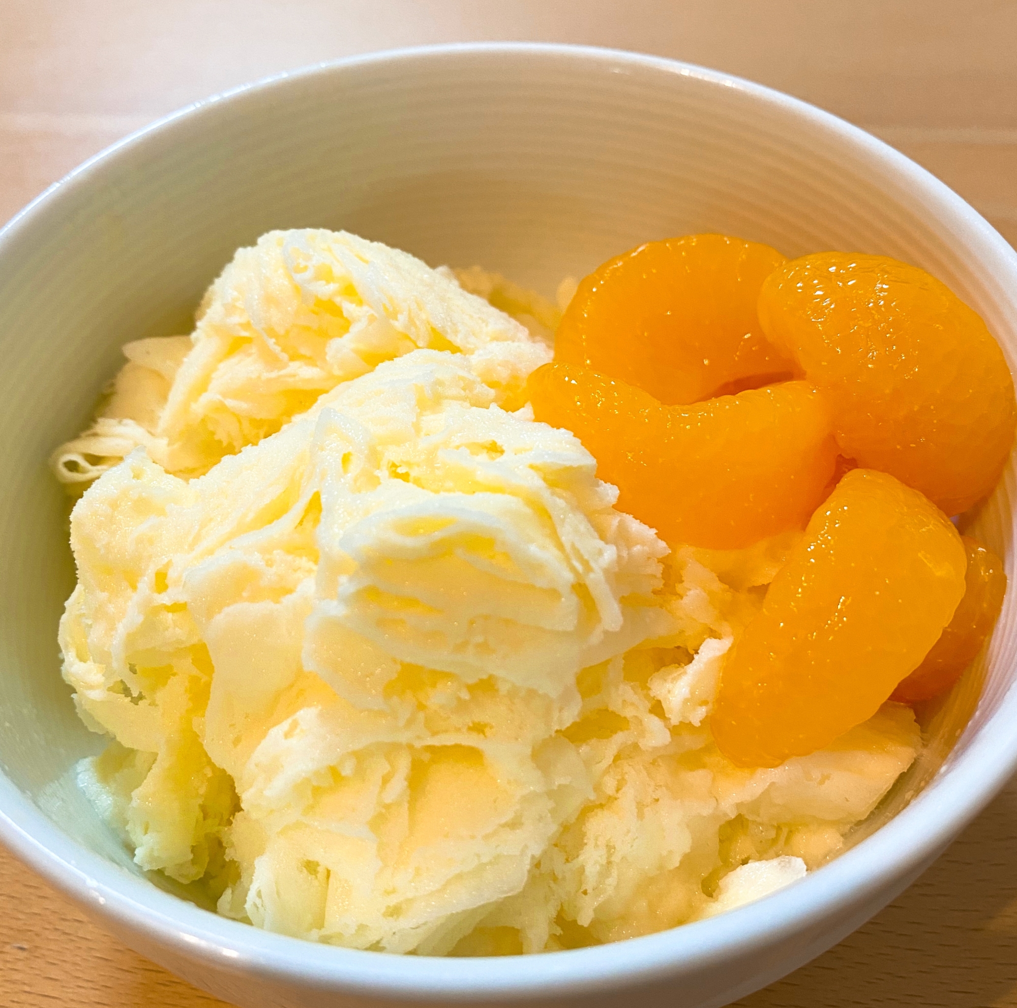 カルピスオレンジの台湾風 かき氷 レシピ 作り方 By Mikanto15chan 楽天レシピ