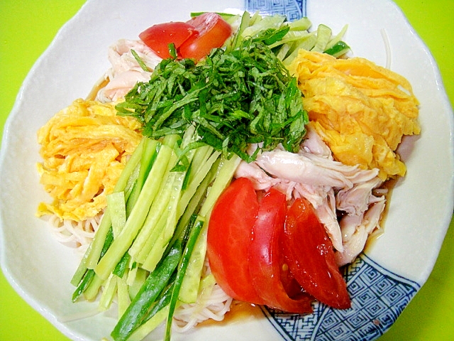 ササミ乗せ 冷やし中華風そうめん レシピ 作り方 By Mint74 楽天レシピ ササミ乗せ 冷やし中華風そうめん レシピ 作り方 By Mint74 楽天レシピ
