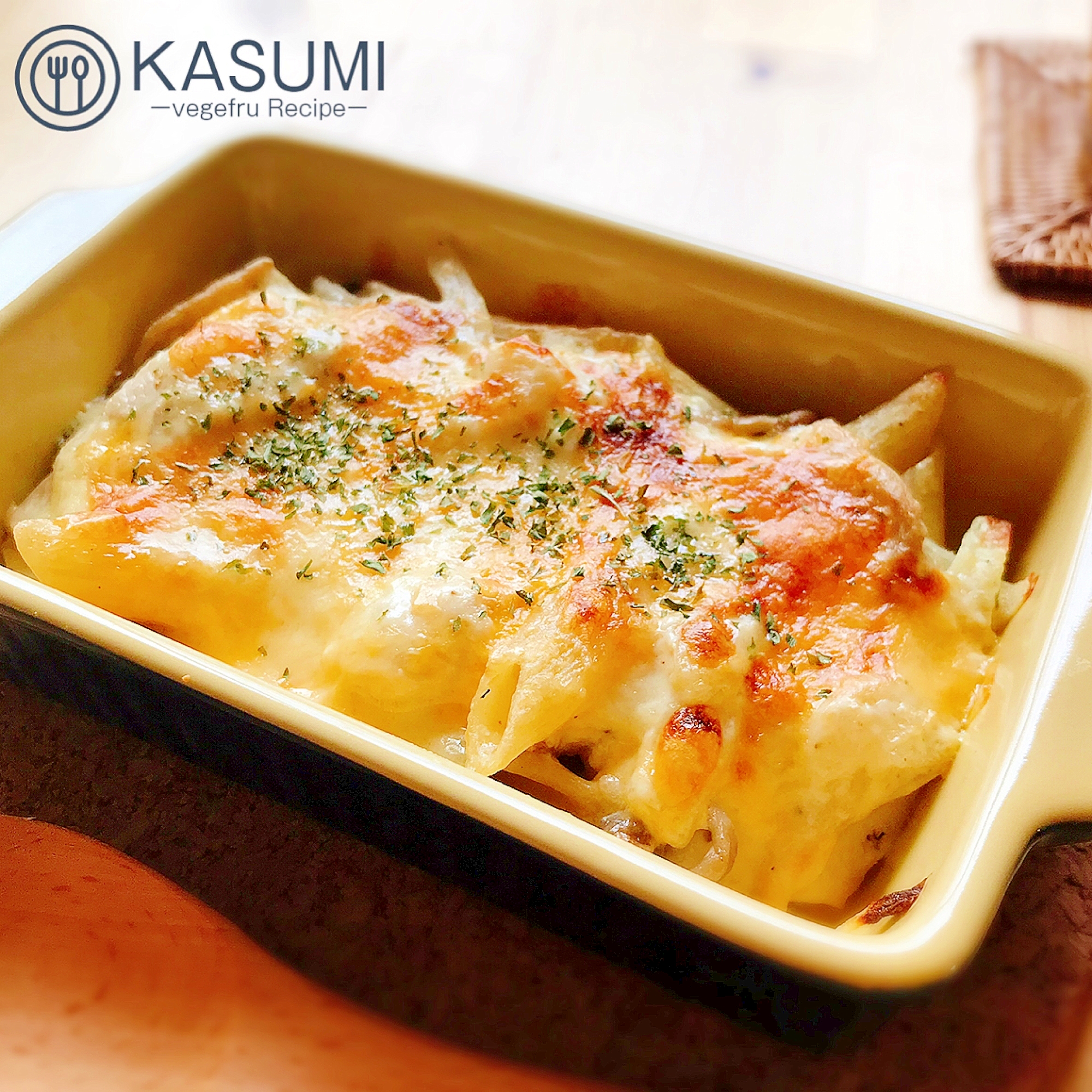 豆腐でヘルシーホワイトソース チキングラタン レシピ 作り方 By Kasumi Vegefru Recipe 楽天レシピ