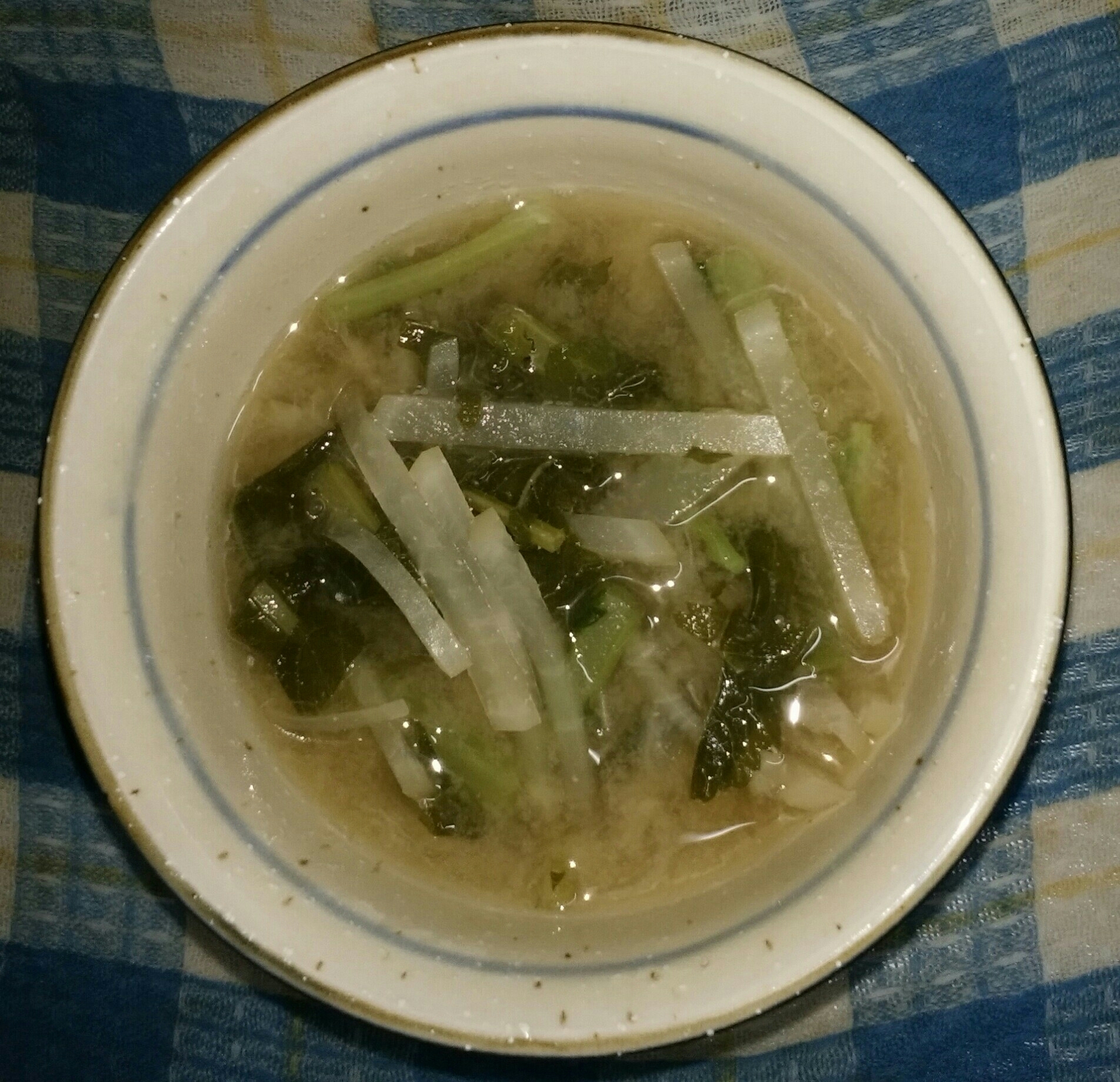 大根丸ごと！味噌汁