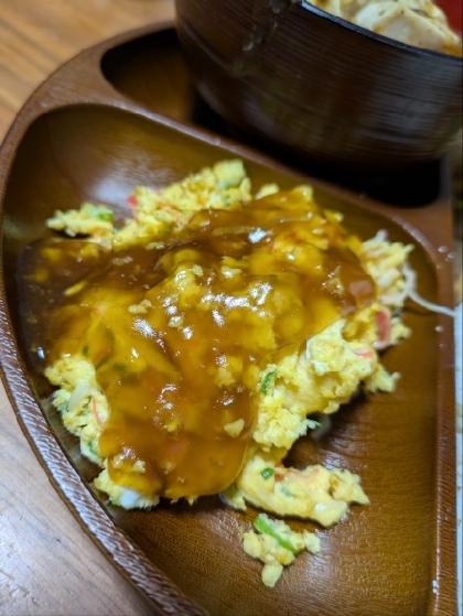 かに玉風♪甘酢あんかけ＋＋