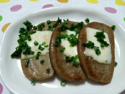 静岡ご当地食材☆黒はんぺんのチーズ焼き