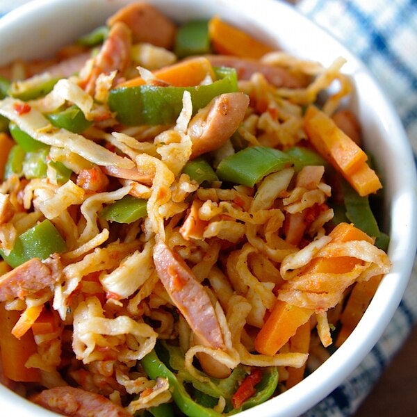 洋風味付け 切り干し大根のナポリタン レシピ 作り方 By 1ldk110 楽天レシピ 洋風味付け 切り干し大根のナポリタン レシピ 作り方 By 1ldk110 楽天レシピ