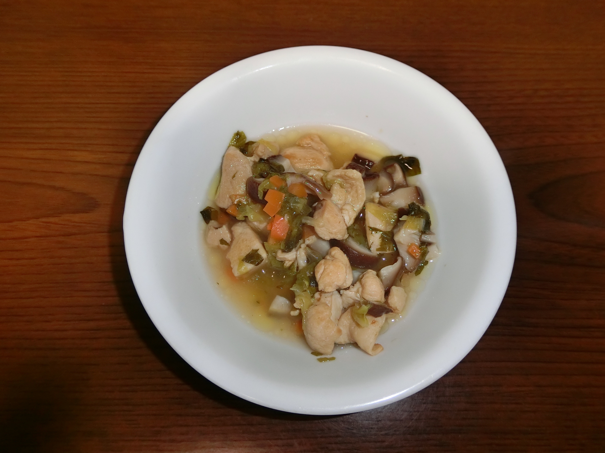 犬用 鶏肉と大葉の和風スープ レシピ 作り方 By ニネット 楽天レシピ