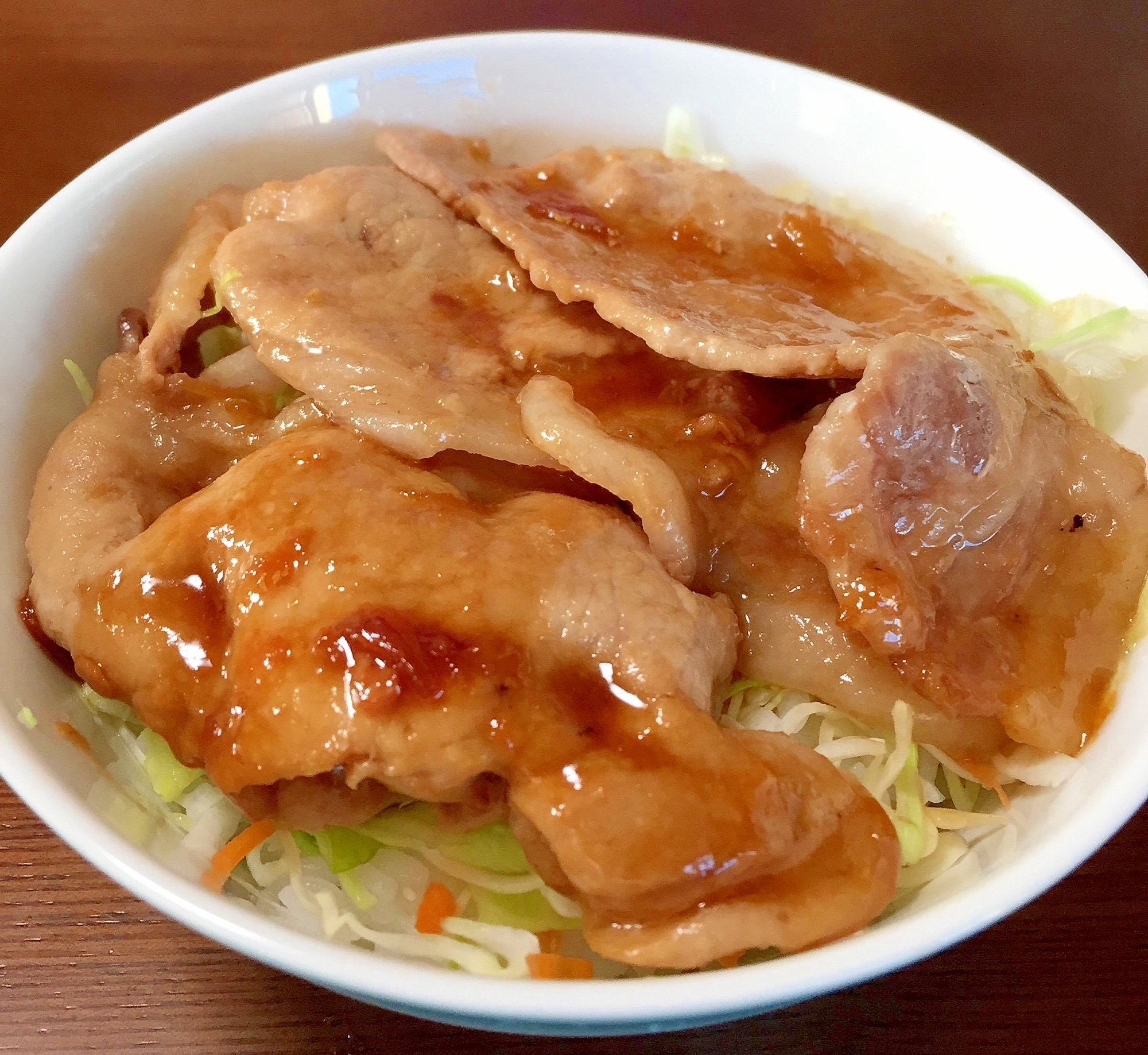 簡単にがっつりご飯！高菜漬けご飯の豚丼