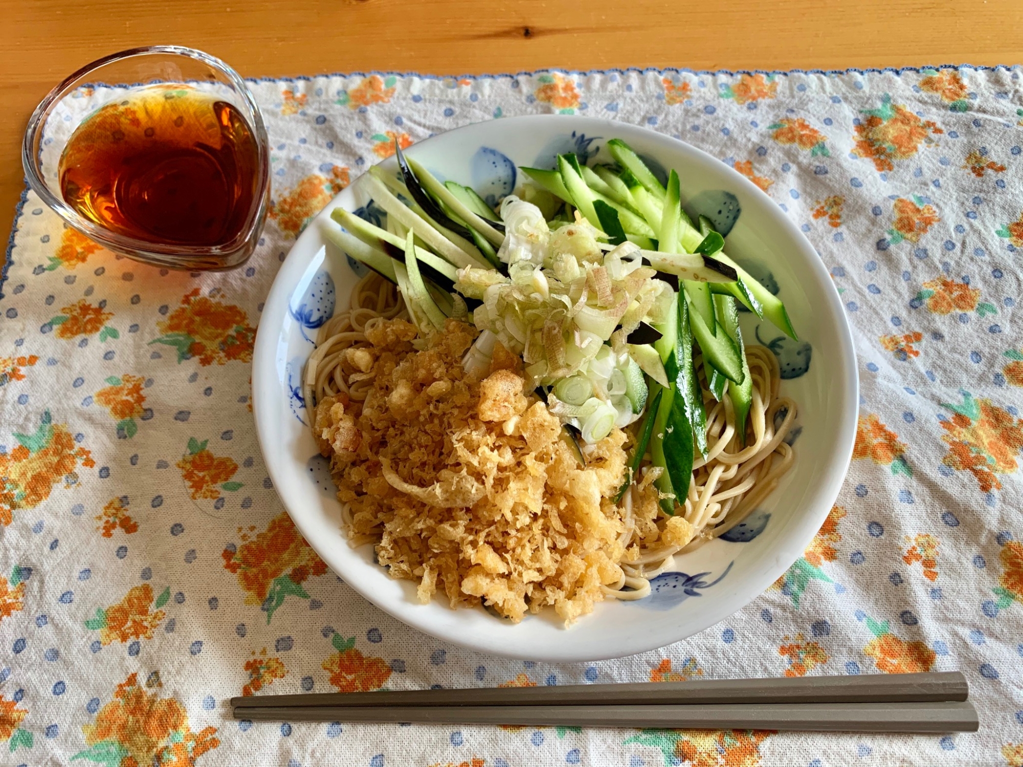 夏はぶっかけ！冷やしたぬきそば