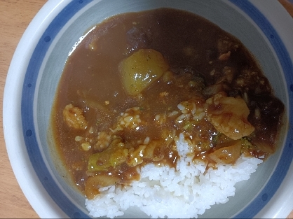 冷蔵庫にある食材で♪カレーライス