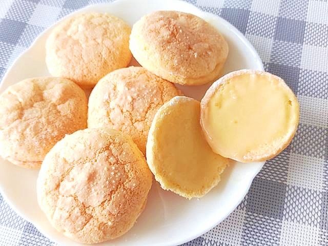 刻みレモンで レモンクリームのふかふかブッセ レシピ 作り方 By Torezu 楽天レシピ