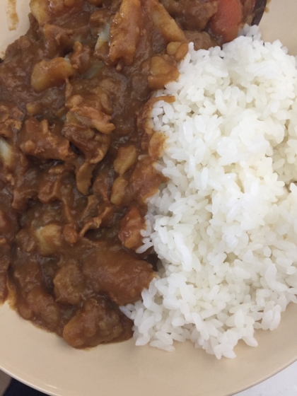 鶏むね肉のカレーライス