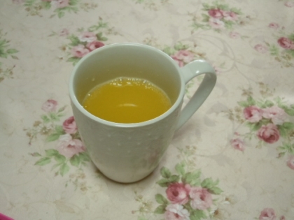 紅茶とオレンジのスパークリング白ワイン♪
