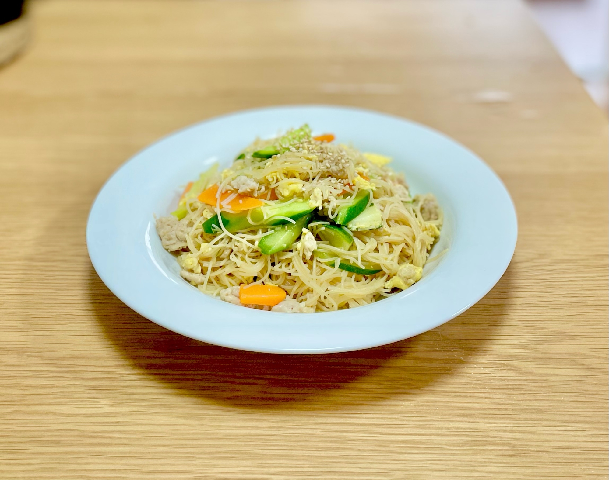 ゆる四毒抜き◆鶏ひき肉と胡瓜の焼きビーフン