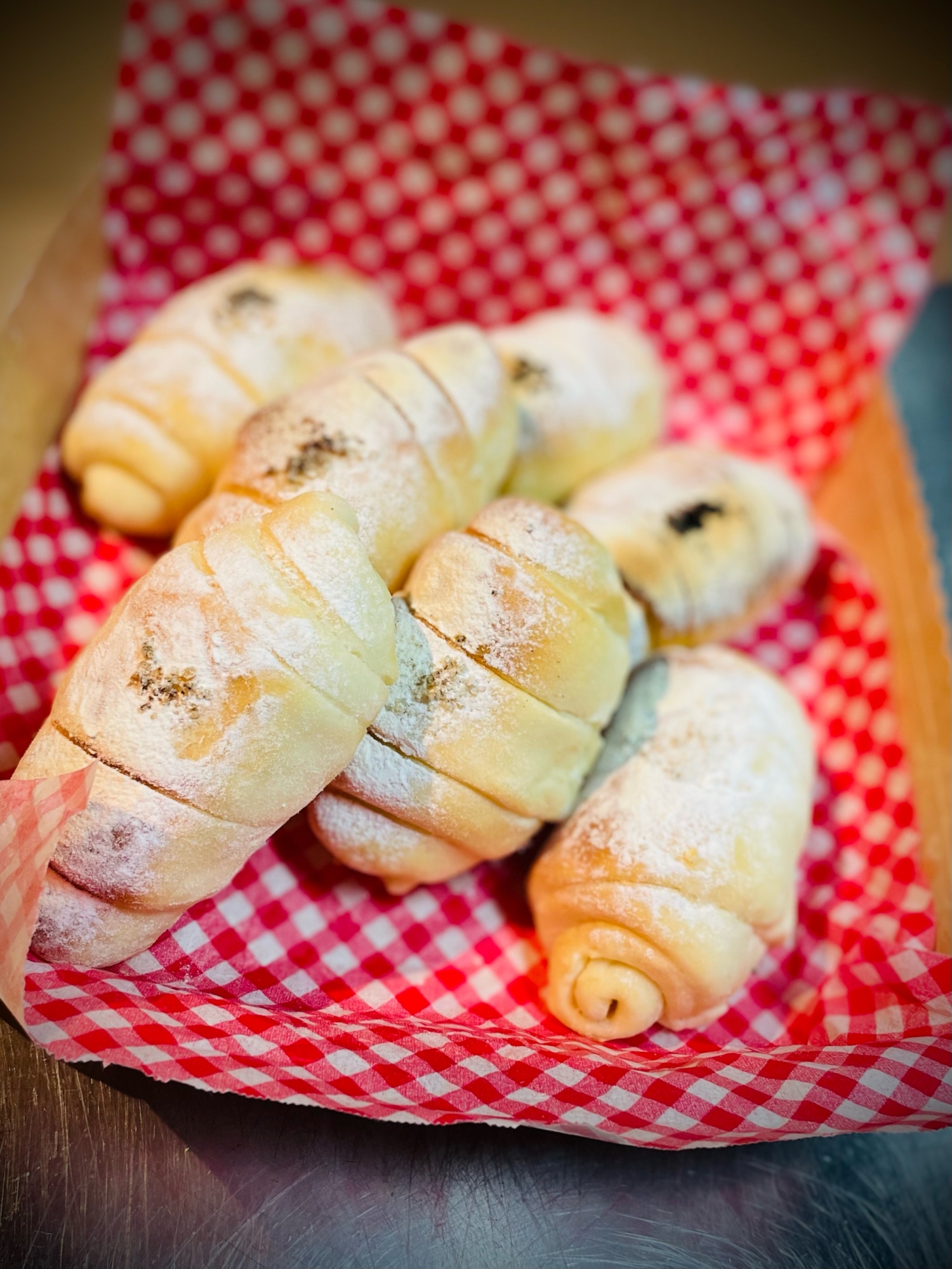 リスドオルで♪白い塩パン（手ごね）