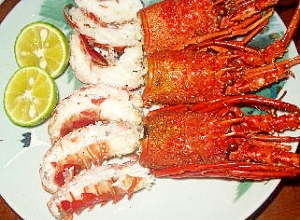 焼き伊勢エビ レシピ 作り方 By ミルミント 楽天レシピ 焼き伊勢エビ レシピ 作り方 By ミルミント 楽天レシピ