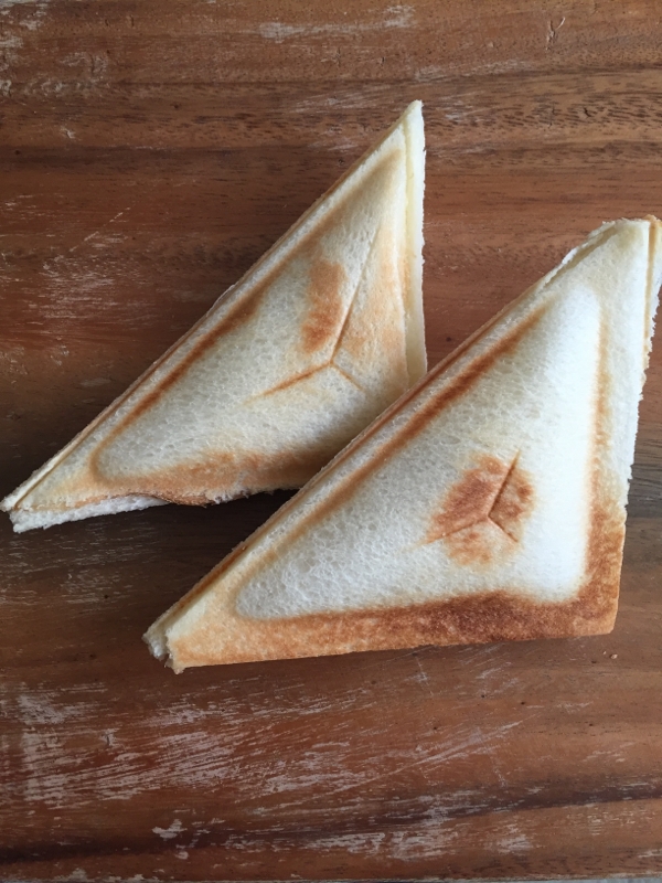 残り物 すき焼きホットサンド♪