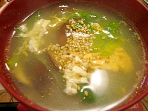 ほうれん草 しいたけの中華卵スープ レシピ 作り方 By Riki1122 楽天レシピ ほうれん草 しいたけの中華卵スープ レシピ 作り方 By Riki1122 楽天レシピ