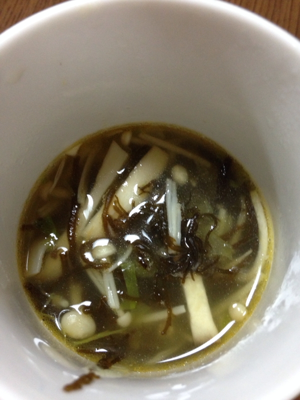 魚のあら汁でもずくのスープ レシピ 作り方 By あ3608 楽天レシピ
