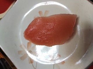 赤身マグロがトロの味に近づく刺身