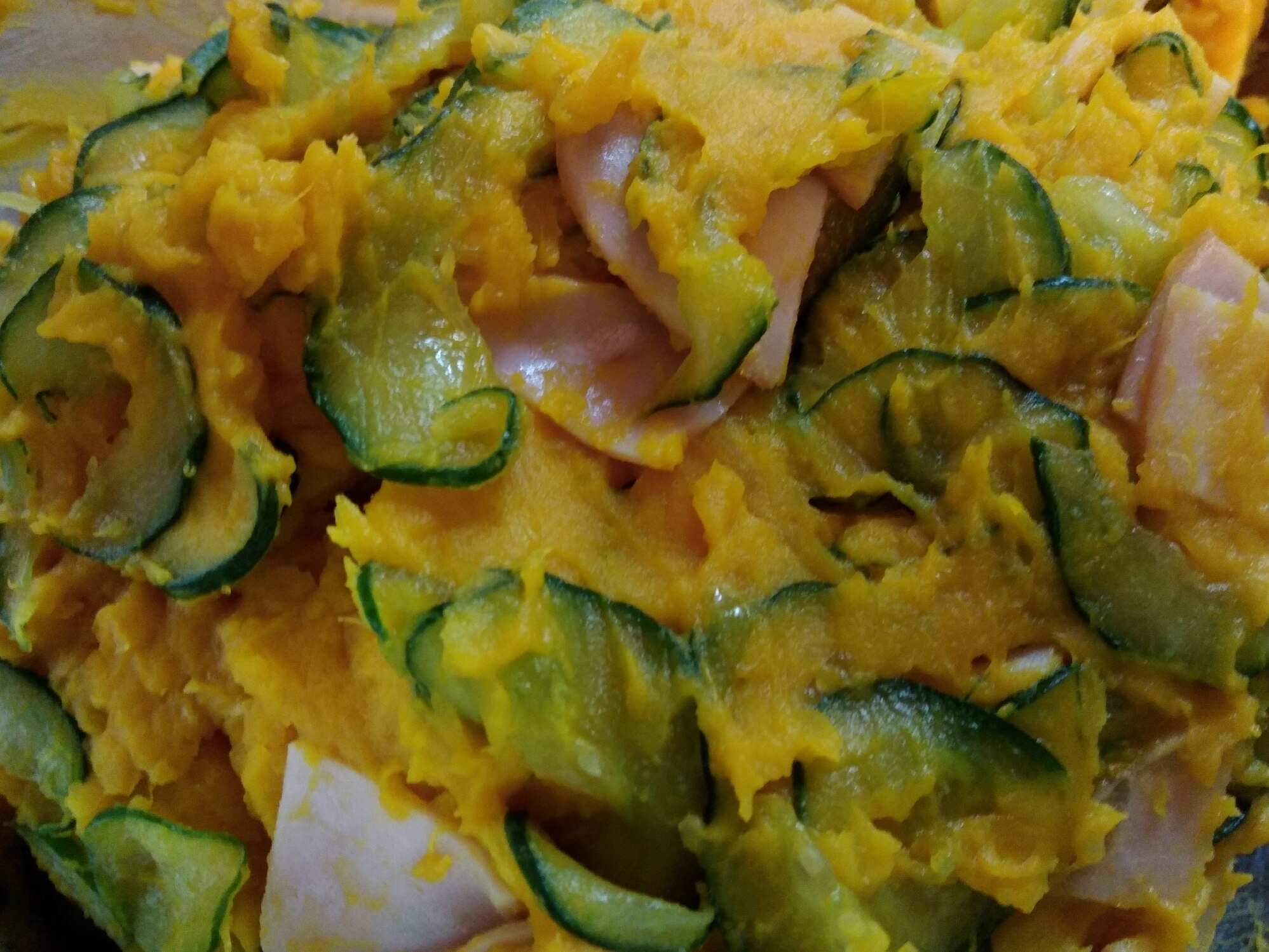 お子さま大好きコンソメ味のパンプキンサラダ レシピ 作り方 By つくレポ即日承認 はなこっち 楽天レシピ