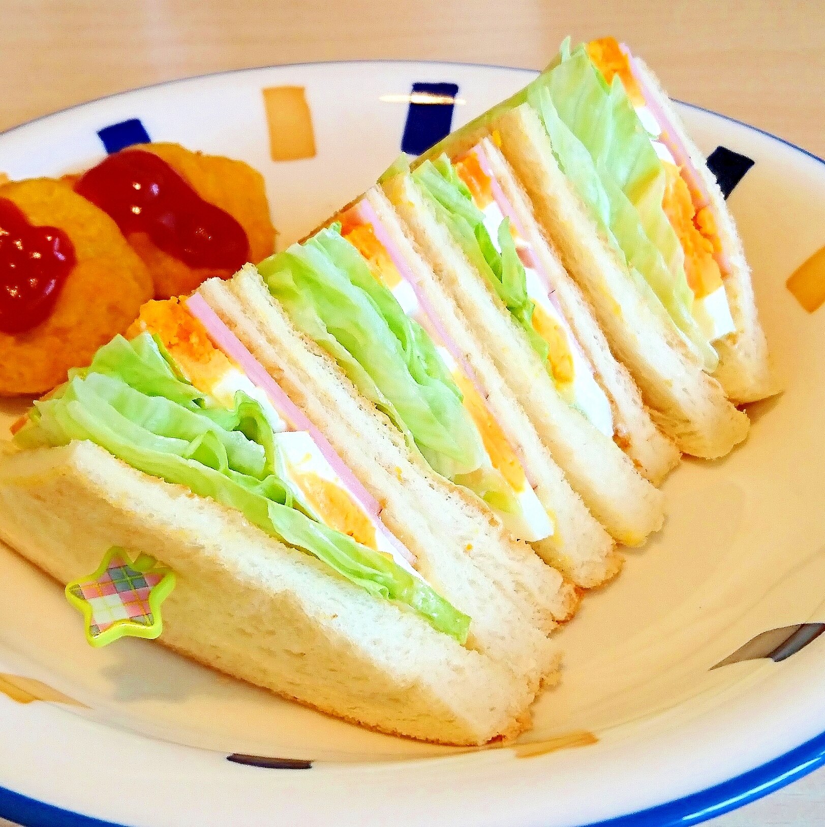 食品サンプル サンドウィッチ タマゴハムレタス 一点のみ 【公式通販】