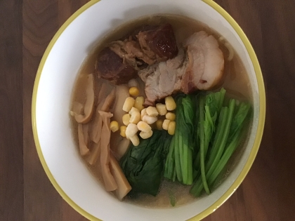 きのことキャベツの冷しょうゆラーメン