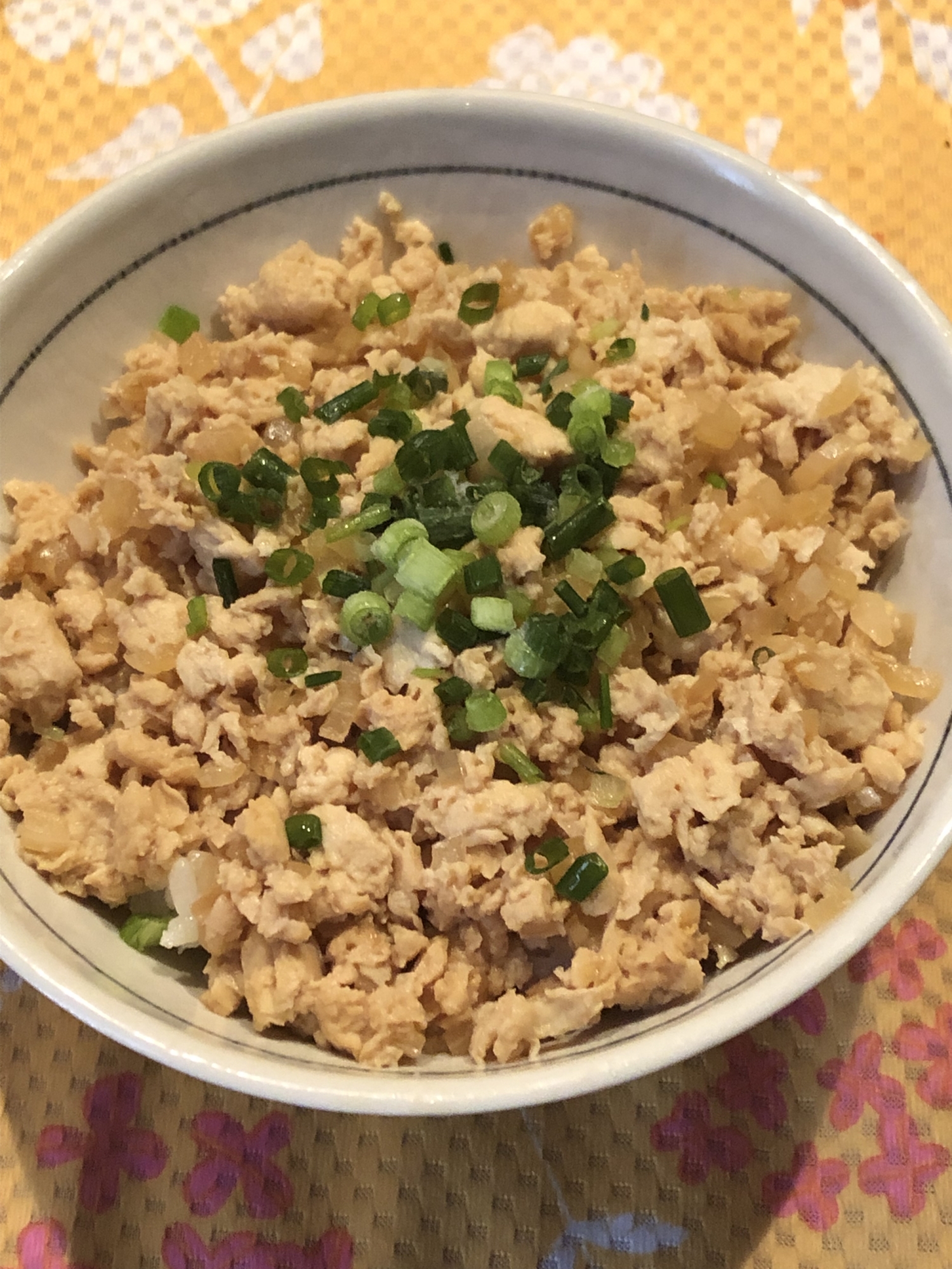 ヘルシー*冷凍豆腐のそぼろ丼
