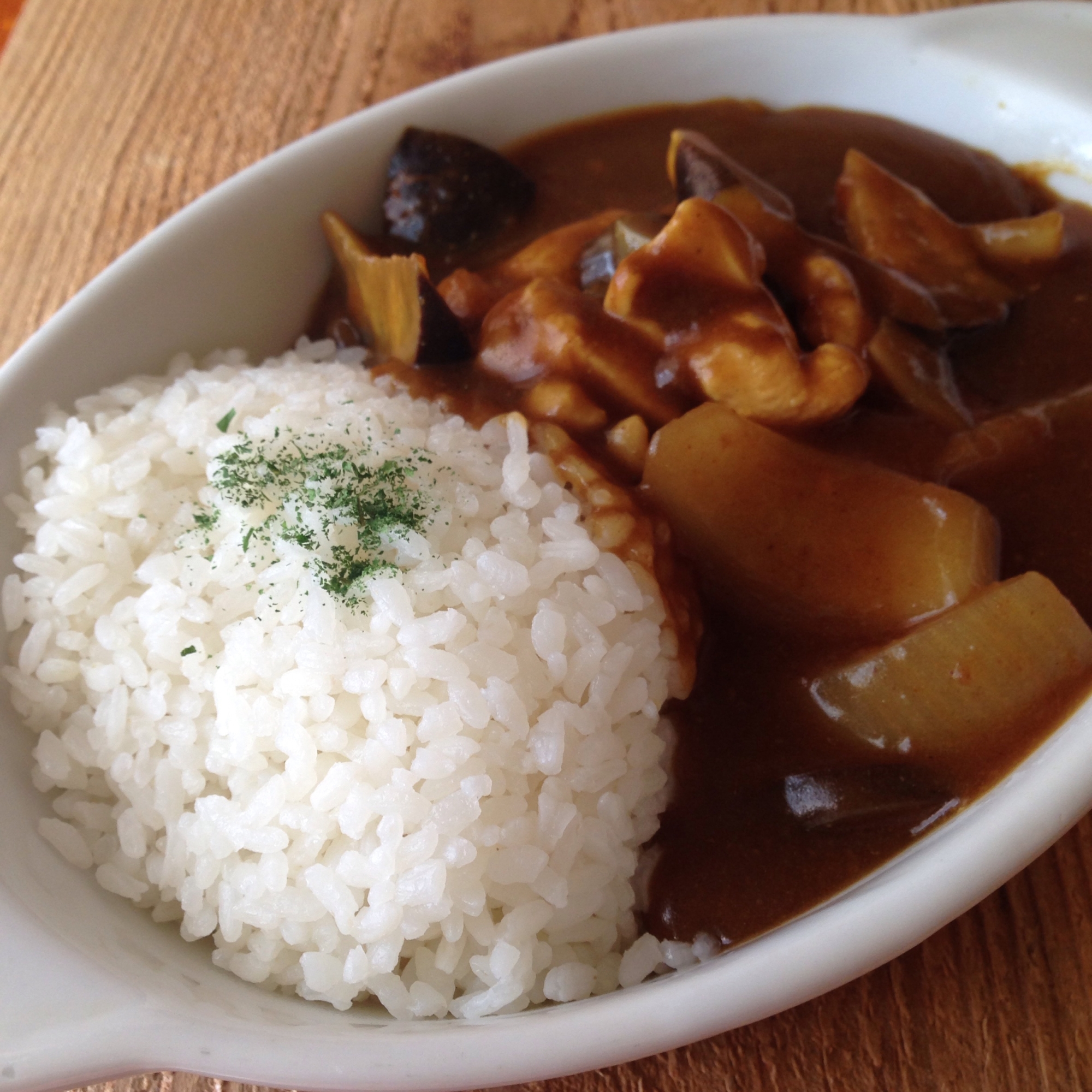 ナスdeチキンカレー♪