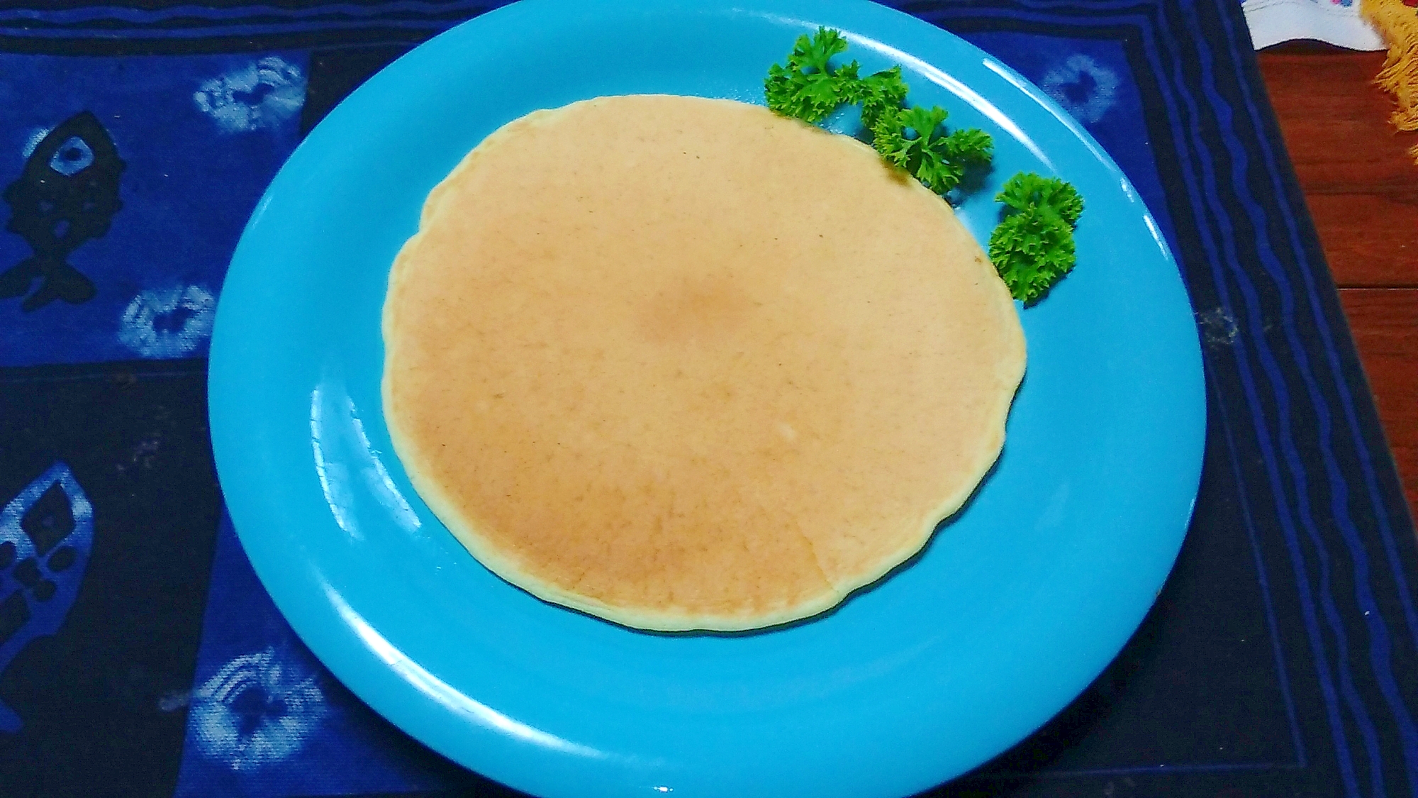 無塩 豆乳のパンケーキ