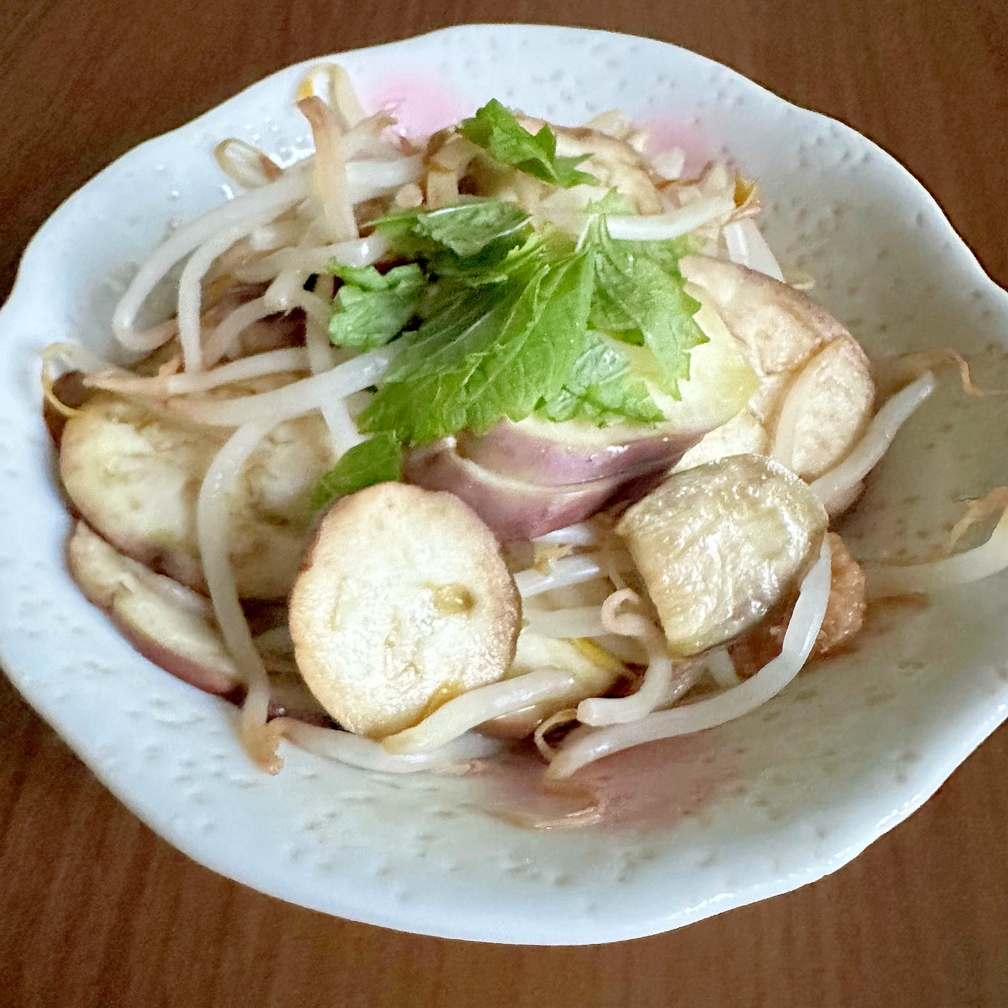 なすともやしの蒸し焼き‎ ܀ꕤ୭*