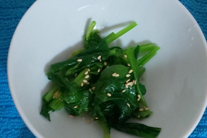 ほうれん草の酢味噌和え