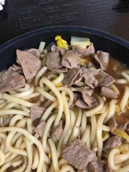 牛すきうどん