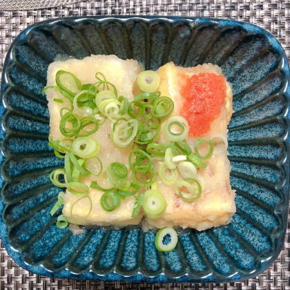 簡単☆めんつゆで揚げだし豆腐♪