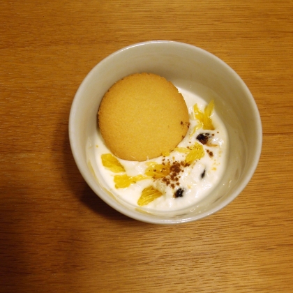 美活しましょᕷ*パイとみかんヨーグルトꕤ୭*