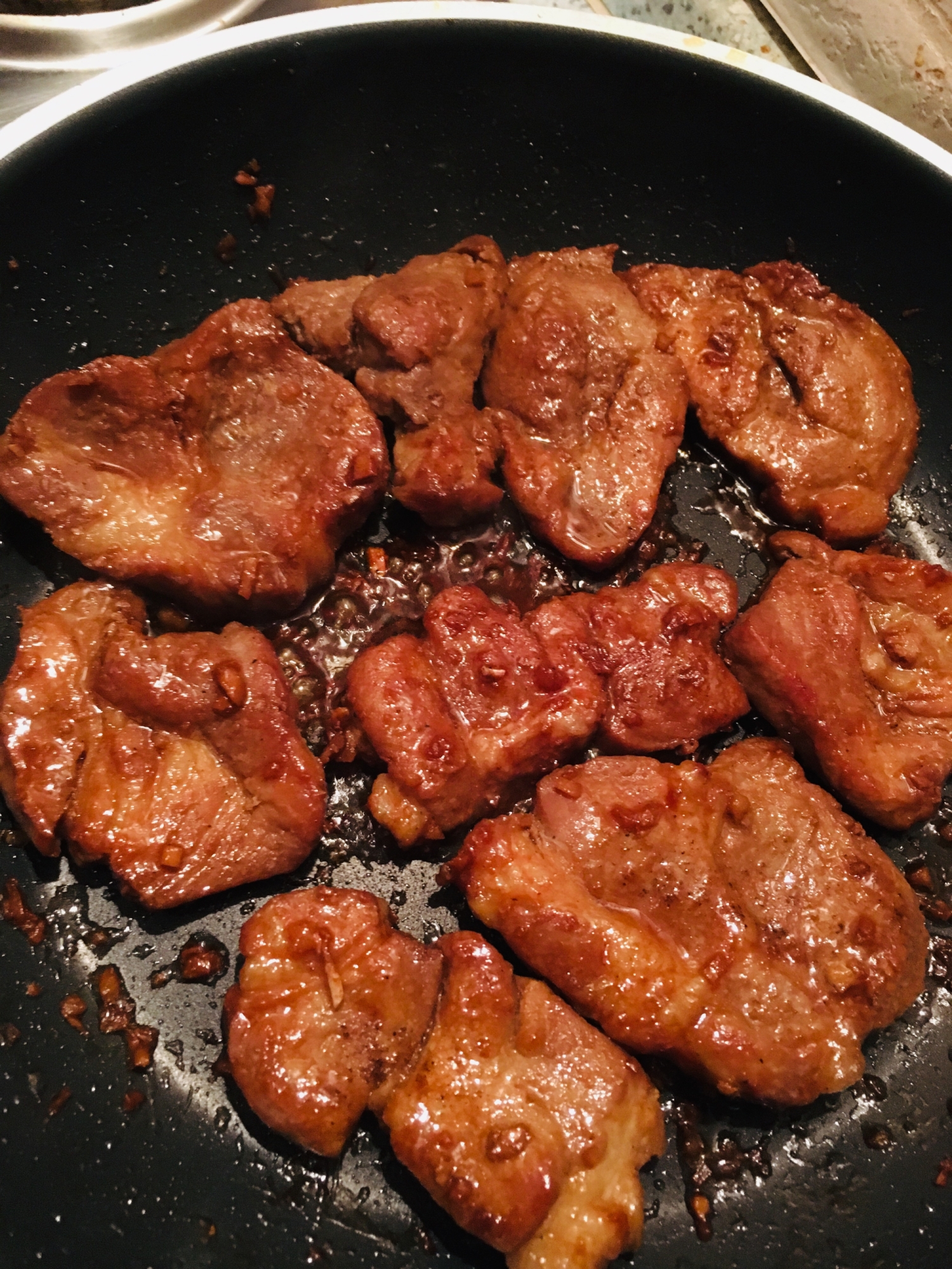 生姜にんにくの豚照り焼き