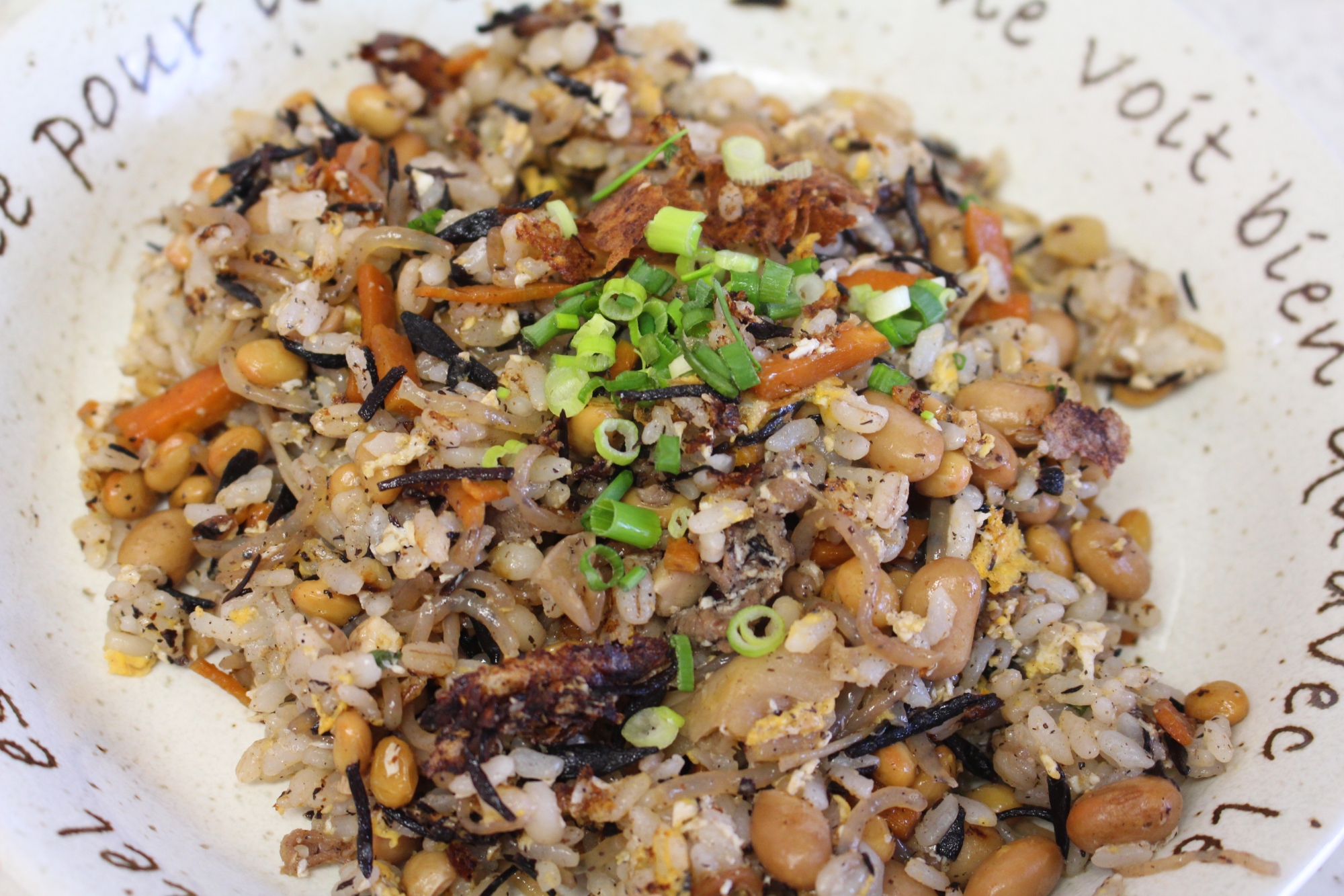 栄養たっぷり!ひじき納豆チャーハン