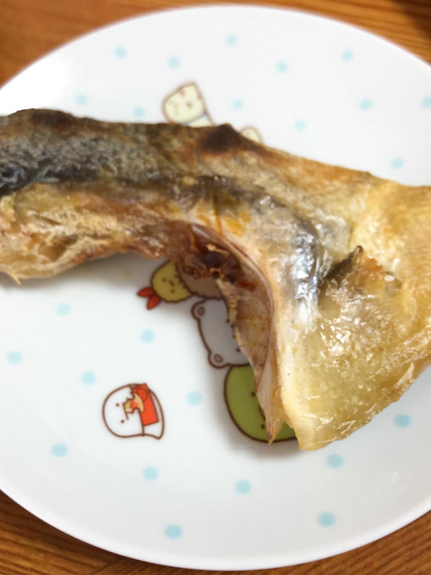 ぶりカマの塩焼き