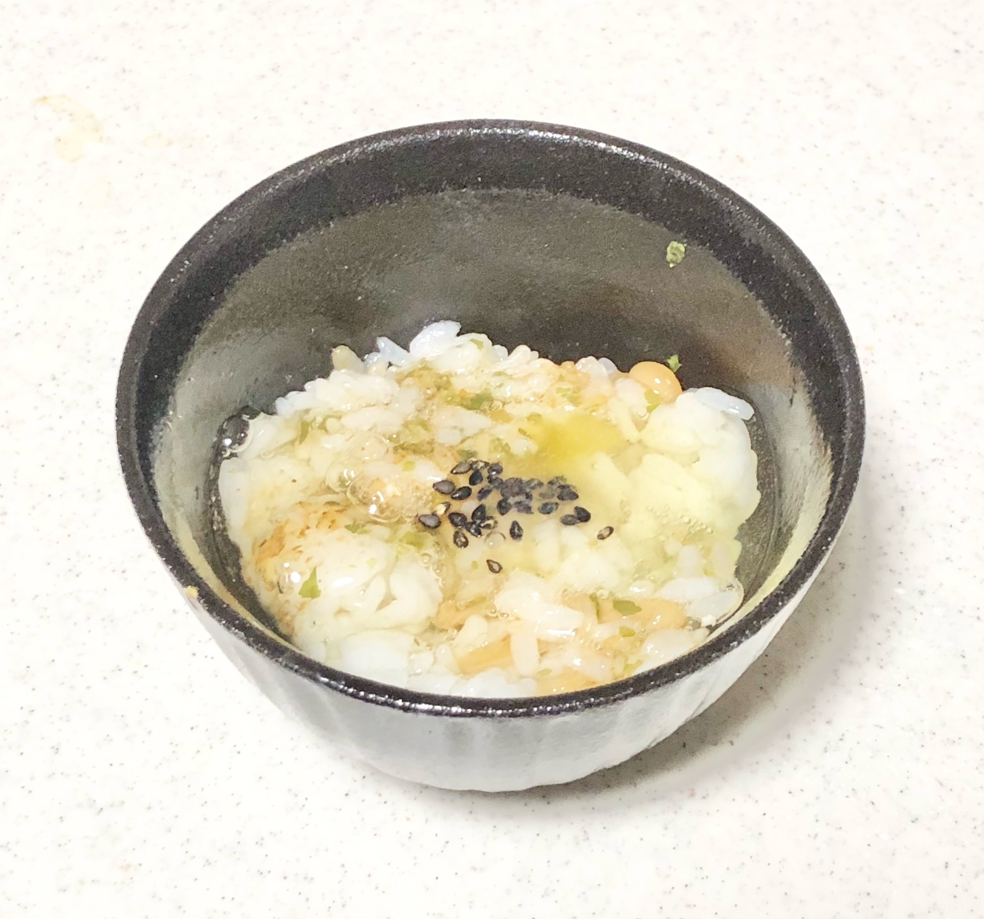 簡単⭐なめ茸と卵白入りご飯