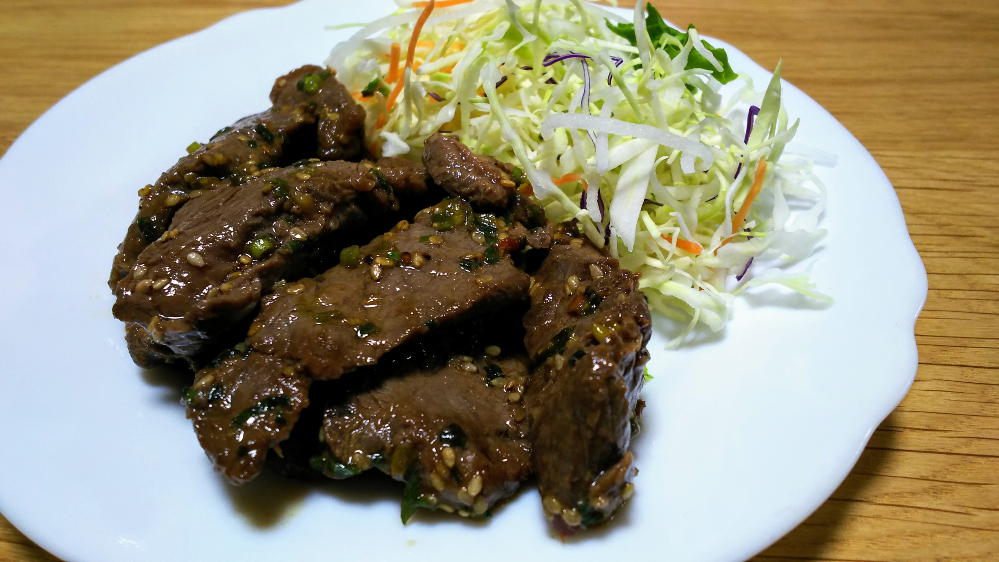 焼き肉 ピリ辛ねぎ醤油の漬け込みダレ